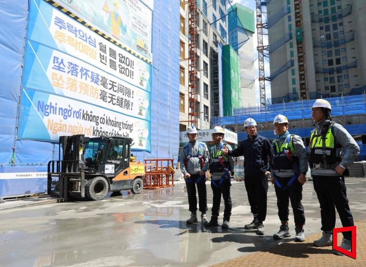 삼성물산, 건설현장 추락사고 예방 안전 릴레이 캠페인