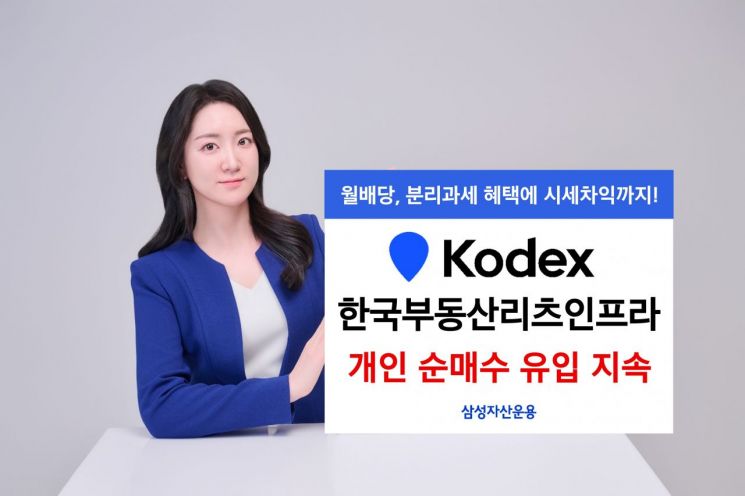 KODEX 한국부동산리츠인프라, 올들어 개인 순매수 지속