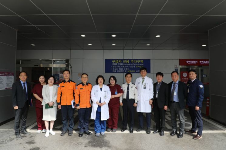 소방청장, 의정부성모병원 방문…119Heli-EMS 협력체계 강화 표명
