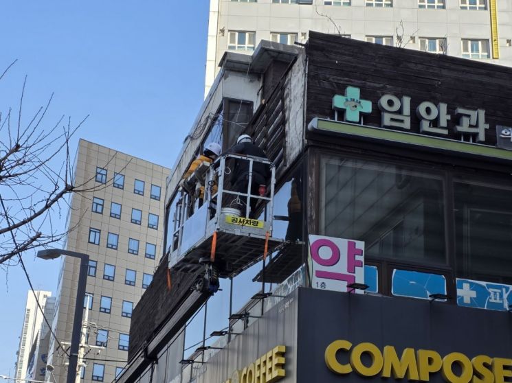 금천구, 풍수해 대비 옥외광고물 등 안전점검 