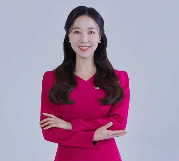 기상캐스터 출신 김태림 아나운서. 한스타미디어