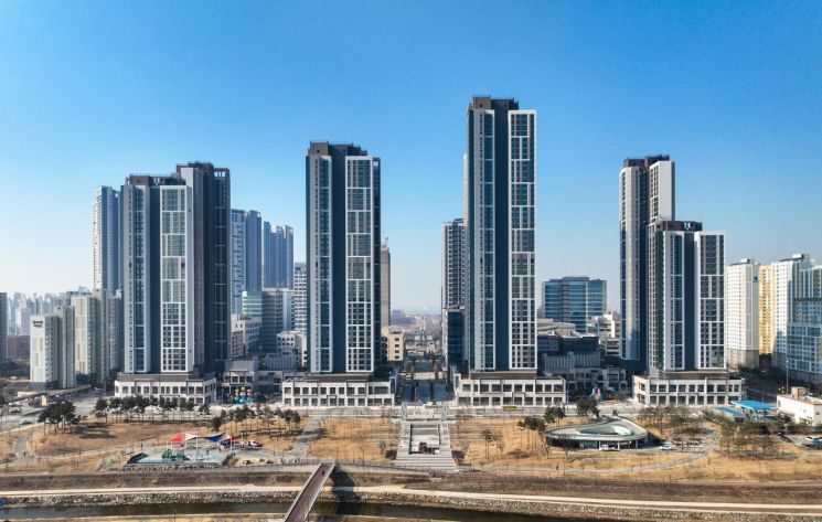 반도건설 ‘고덕 유보라 더 크레스트’ 단지 전경사진