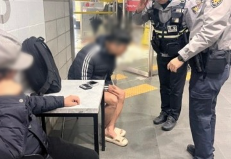 실종됐던 30대 중증 지적장애인 남성. 서울경찰청 기동순찰대