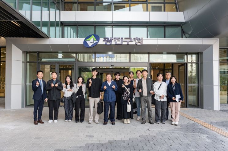광진구 통합청사 업무 시작... 김경호 구청장· 윤재삼 부구청장 첫 출근