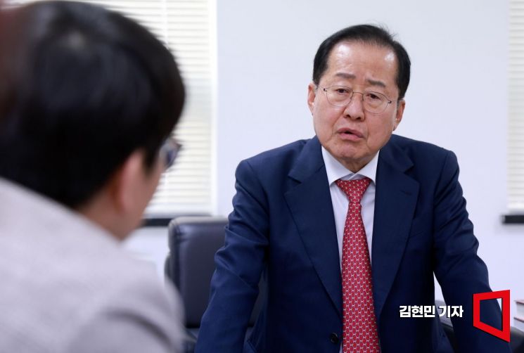 홍준표 전 대구시장. 김현민 기자
