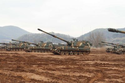육군, 美스토리 표적지 포탄사격훈련…9.19 이후 7년만
