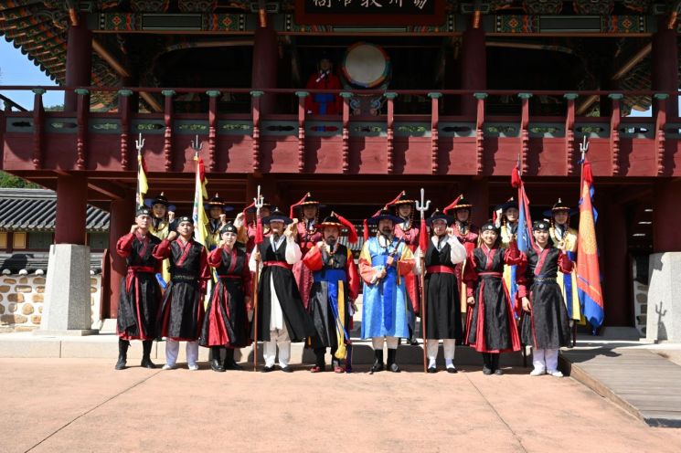 양주시 수문장 수위의식. 양주시 제공