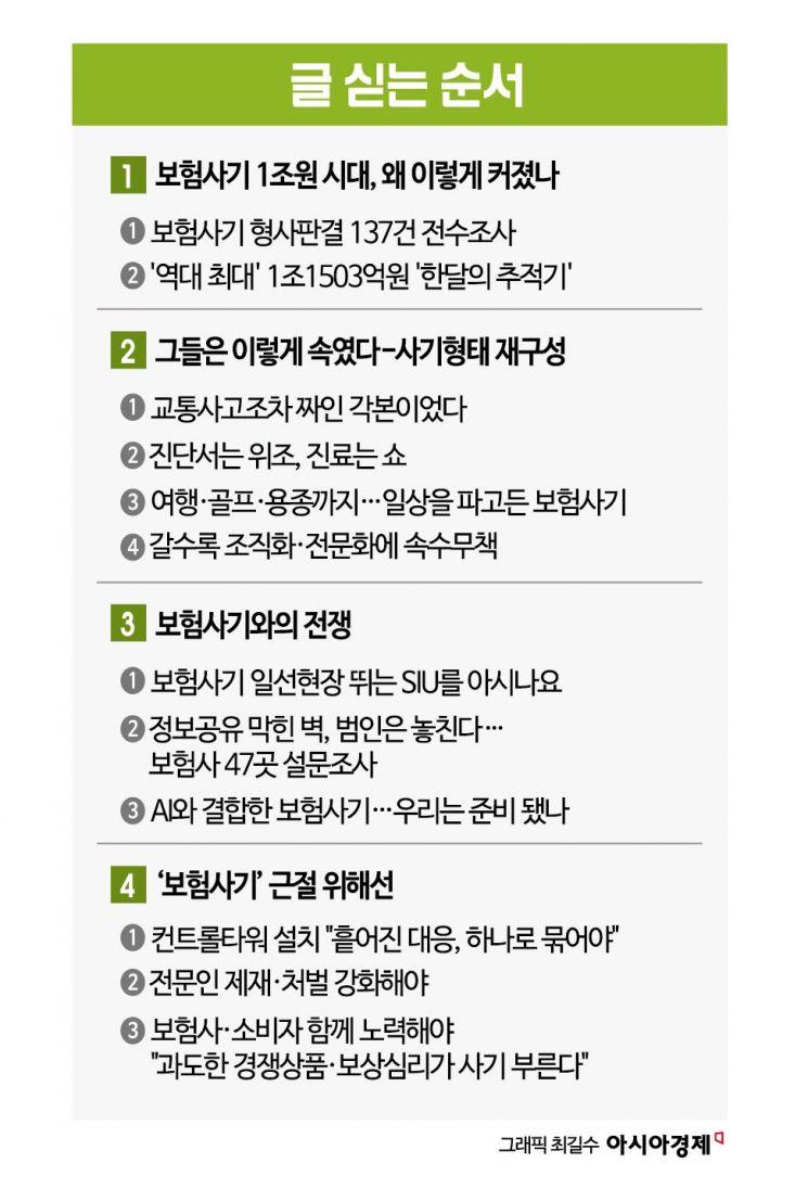 [단독]보험사기범 40%, 벌금형 그쳐…집유도 3분의 1