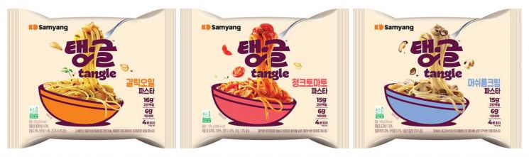삼양식품, 탱글 신제품 3종 전세계 출시 