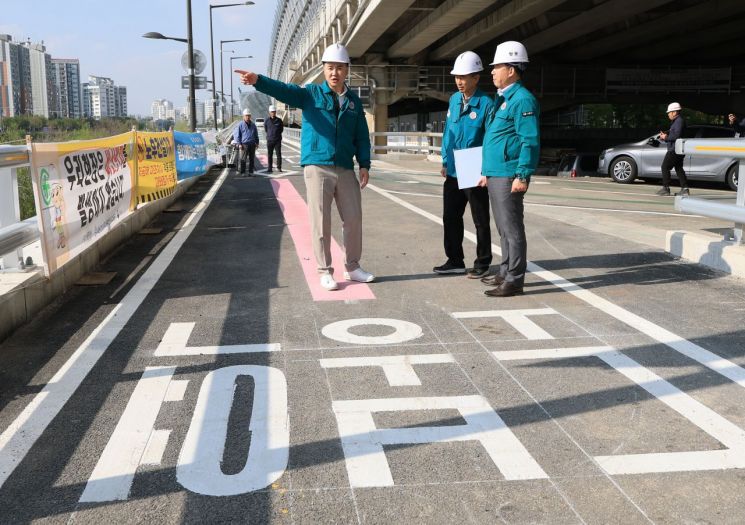 오언석 도봉구청장, 동부간선도로~도봉역 진출연결로 개통 앞서 현장 찾아