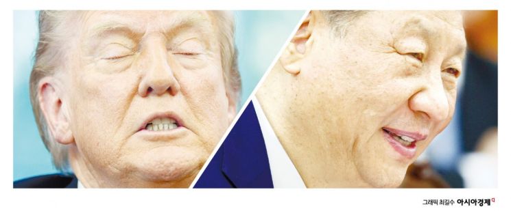 도널드 트럼프 미국 대통령(왼쪽)과 시진핑 중국 국가주석.