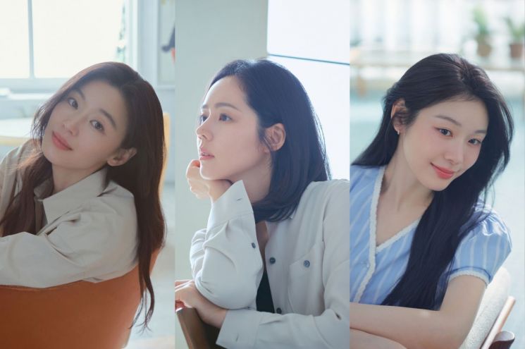 왼쪽부터 전지현, 한가인, 김연아. 삼성전자