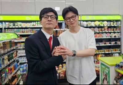 한동훈, '도플갱어' 정성호 만나더니 &quot;내가 진짜 저러나, 정말 약 오른다&quot;
