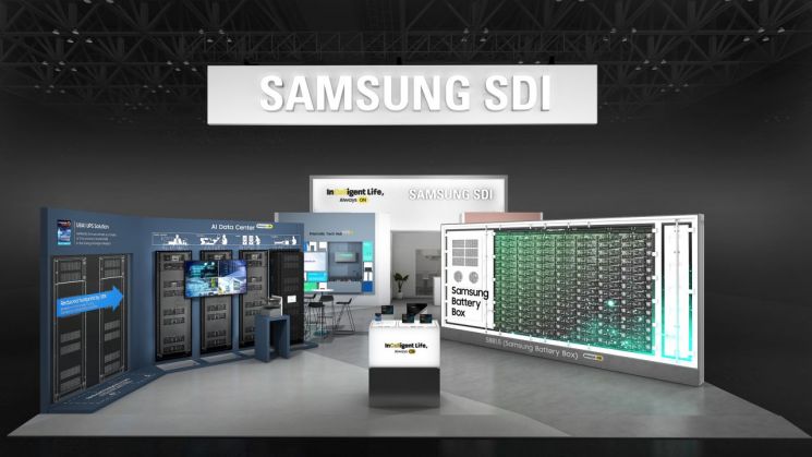 삼성SDI 인터배터리유럽 2025 부스 조감도. 삼성SDI 제공