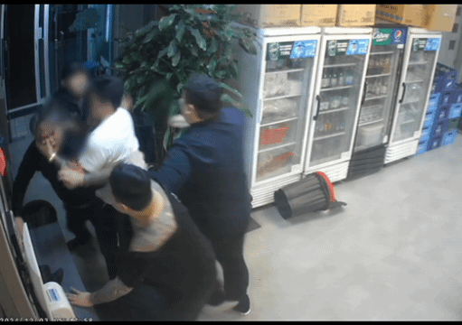 식당에서 난투극 벌이는 폭력조직원들. 인천지검