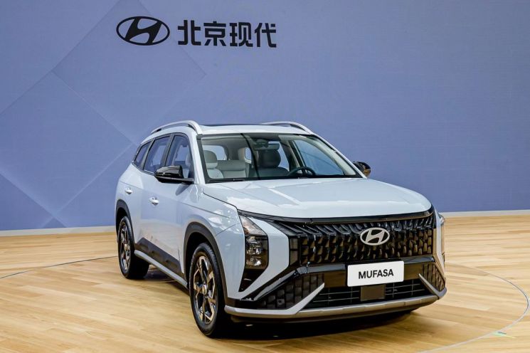 베이징현대가 판매 중인 중국 현지 전략형 준중형 SUV 무파사. 현대차 제공