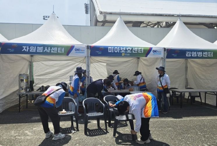 무안군, 생활체육대축전 자원봉사자 '활약' 빛났다