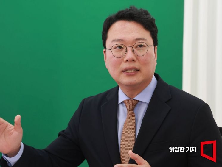 천하람 개혁신당 원내대표. 허영한 기자