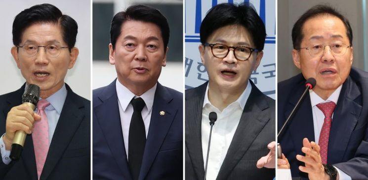 金·洪은 경제, 韓·安은 충청…"이재명에 맞설 적임자" 입 모아  