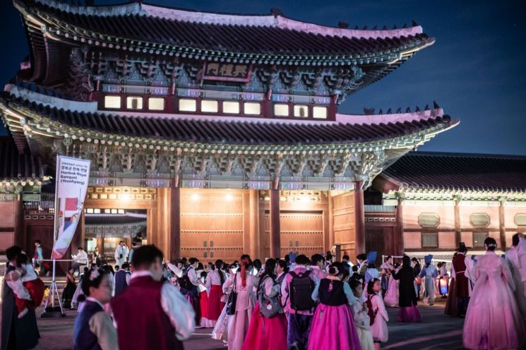 궁중문화축전 '한복연향' 현장