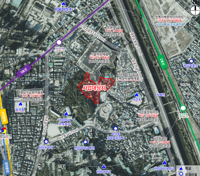 마장동 382번지 일대, 262가구 지형순응형 주거단지로 재탄생