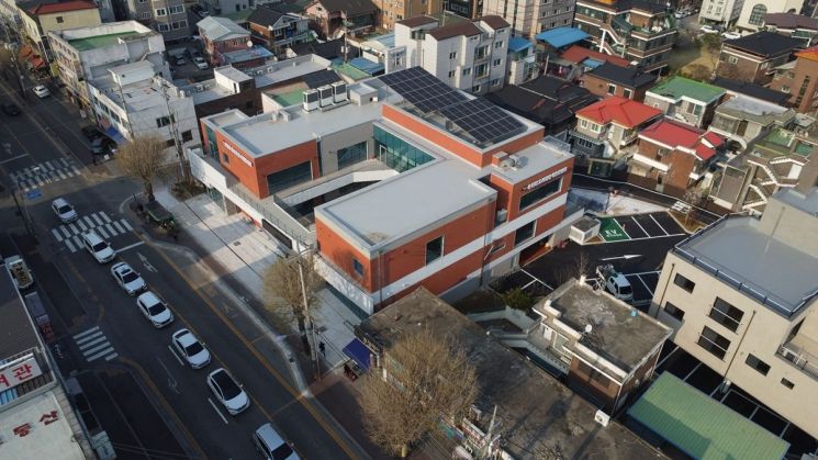 '송정동 우전께 도시재생 뉴딜사업'. 경기 광주시 제공