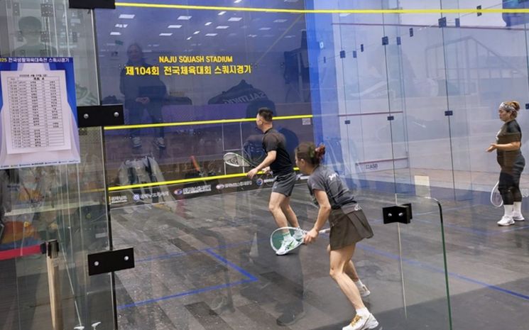 나주시가 2025 전국생활체육대축전에서 스쿼시, 사격, 롤러 등 3개 종목을 경기를 성공적으로 치르며 대회 운영 역량을 입증했다. 나주시 제공