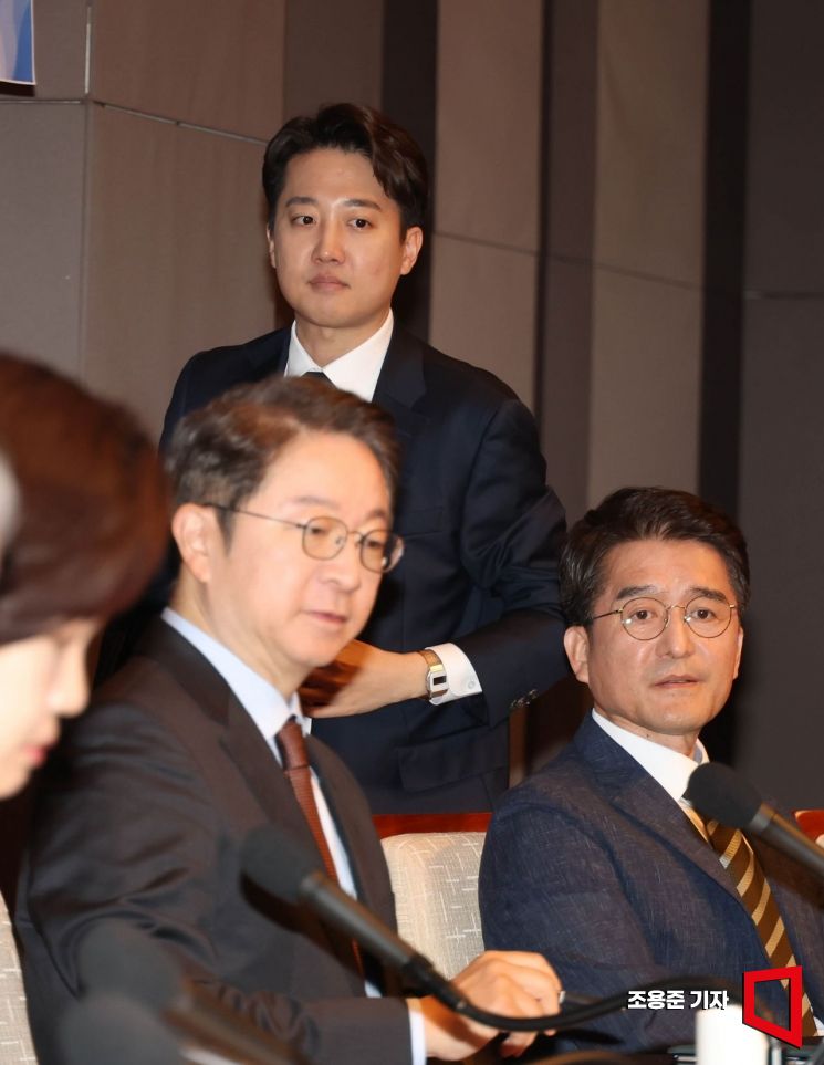 [포토] 관훈토론회 참석하는 이준석 후보