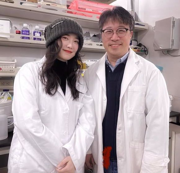 배우 구혜선과 이해신 카이스트 석좌교수. 구혜선 인스타그램