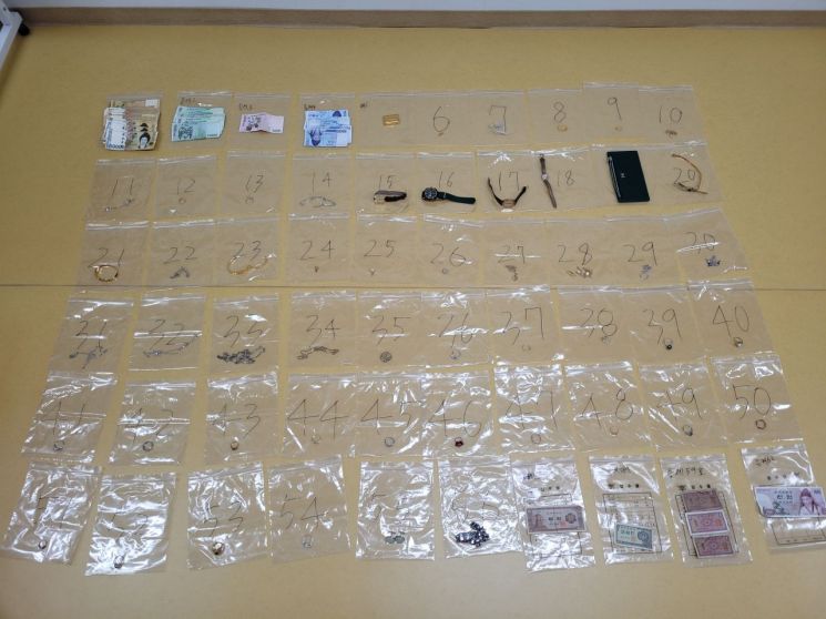 주택 침입해 현금·귀금속 훔친 50대 남성 검거