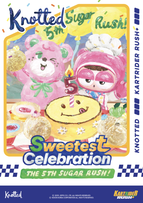 GFFG 노티드, 넥슨 ‘카트라이더 러쉬플러스’ 5주년 맞이 콜라보 선봬