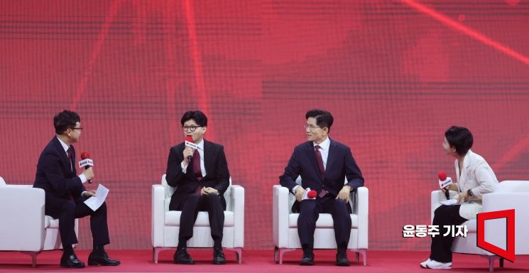 [포토] '한덕수와 맞붙을 후보는 누구?'