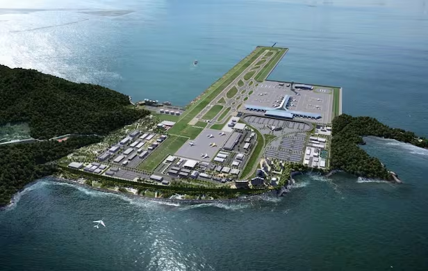 가덕도 신공항 조감도. 국토교통부.