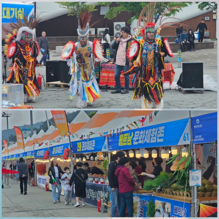 '2025 장보고수산물축제' 개막식이  완도 해변공원과 해양치유센터 일원에서을 개최됐다. 이준경 기자