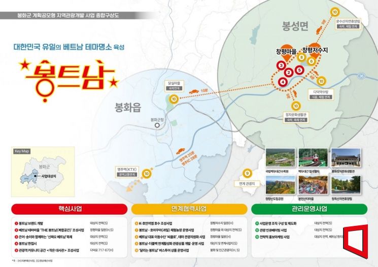 봉화군, 2025년 문체부 계획공모형 지역관광개발 사업 최종 선정