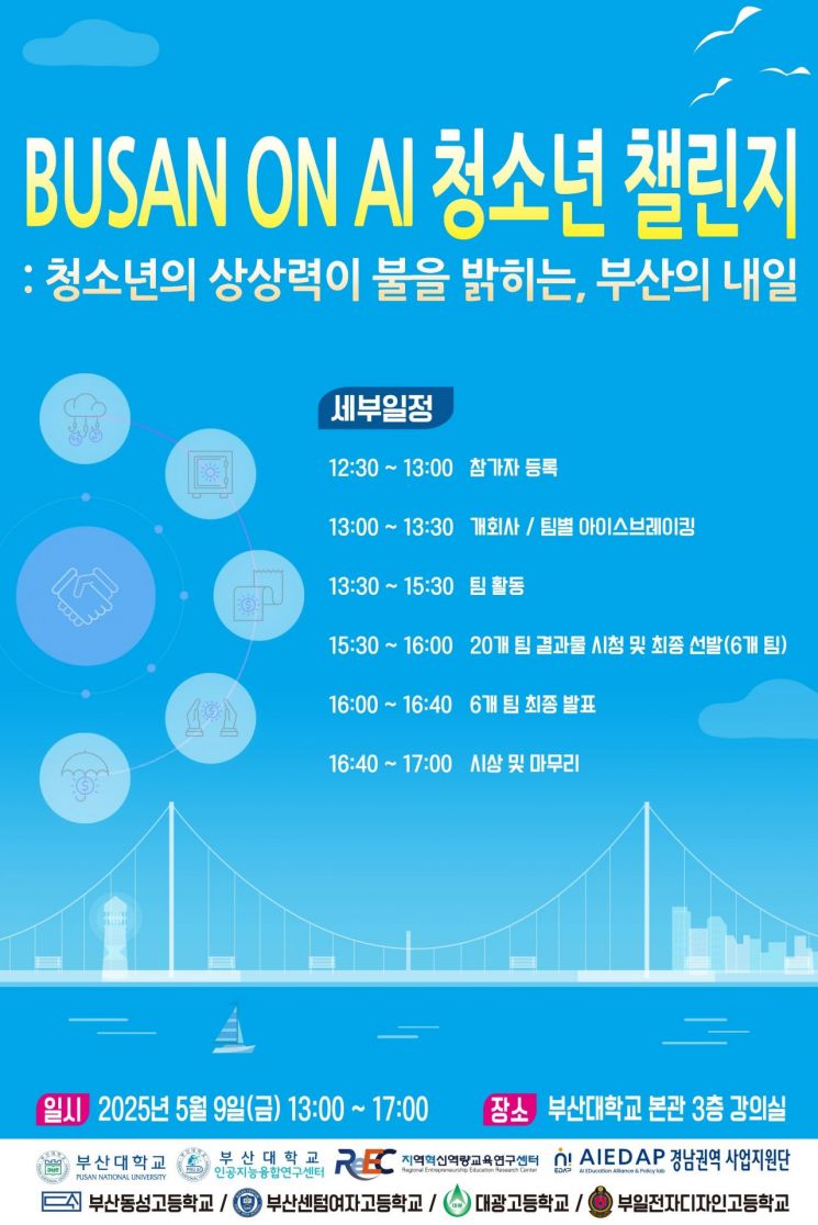 부산대, AI로 지역문제 해결 ‘BOA청소년 챌린지’ 개최