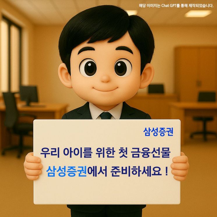 "가정의 달, 삼성증권서 우리아이 첫 계좌 개설하세요"