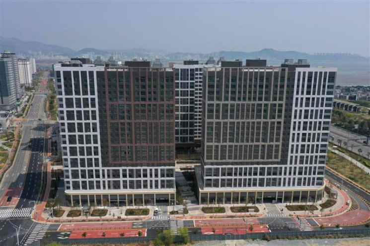 부산진해경자청, 명지지구 내 업무 5구역 빌리브 명지 듀클래스 오피스텔 2차 품질점검