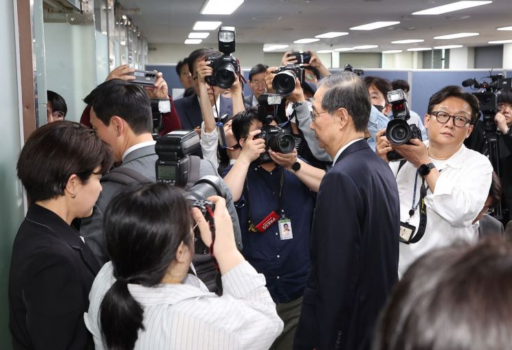 한덕수 "김문수와 단일화 실패하면 대선 본후보 등록 안 할 것"