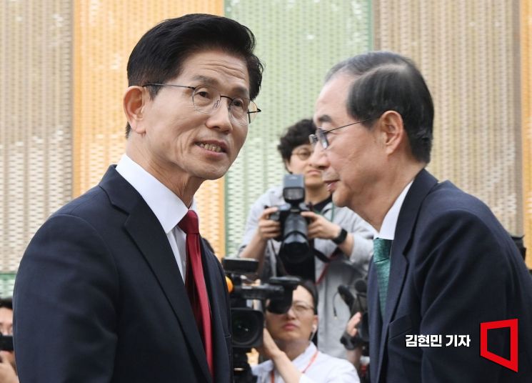 [포토] 김문수-한덕수, 2차 단일화 회동도 성과 없이 결렬