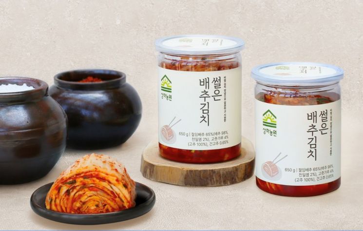 매일유업 상하농원, 1~2인 가구 겨냥 '썰은 배추김치' 출시
