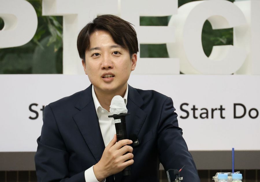 카이스트 찾은 이준석 대선후보. 연합뉴스