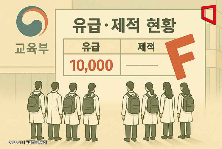 의대생, 1만명 유급 현실화…오늘 유급·제적 현황 발표