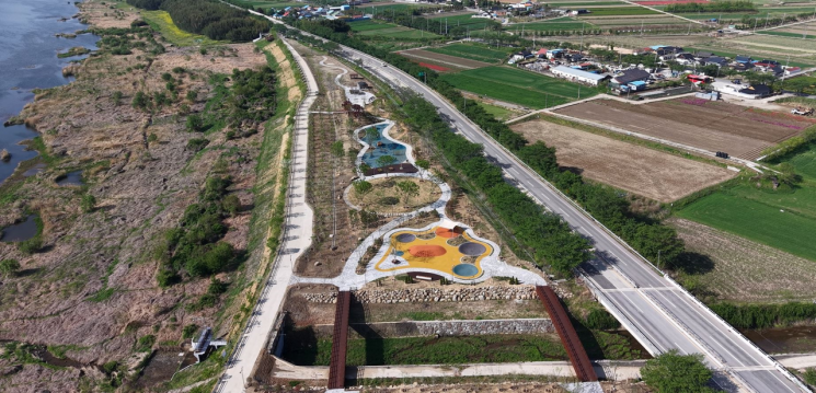 구례군, 섬진강변 휴식공간 '힐링생태공원' 조성