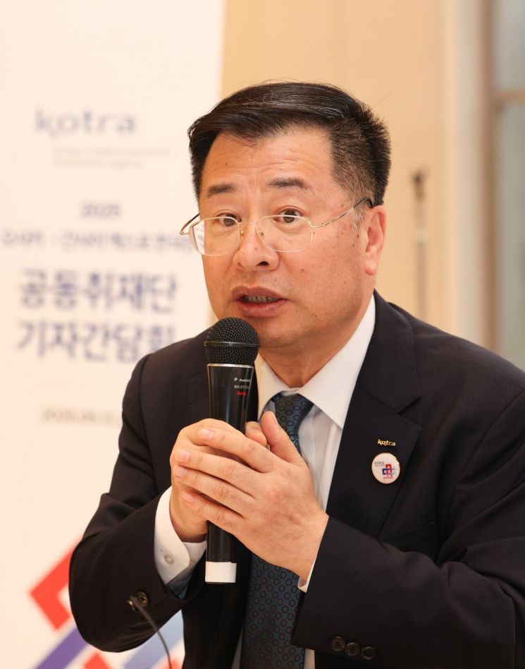 강경성 코트라 사장 "엑스포 참가, 국가 브랜드 가치 높여…관세 변수에도 도움"