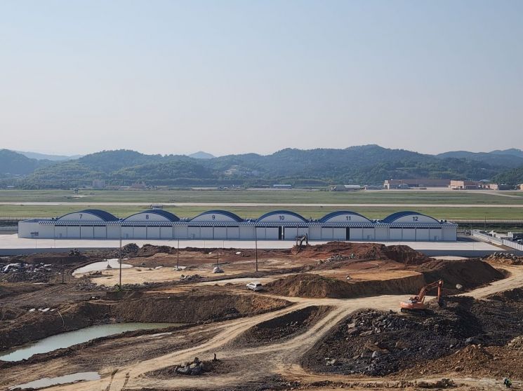 사천시 용당(항공MRO) 일반산업단지 조성사업 현장.