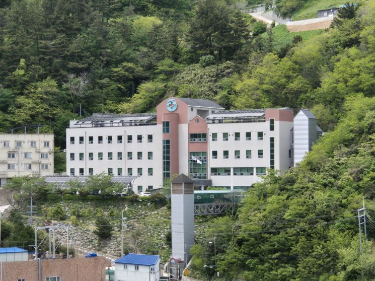 울릉군 보건의료원. 안경호 기자
