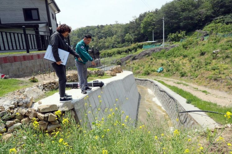 정현섭 창원특례시 진해구청장, 하천 재해예방 현장 점검