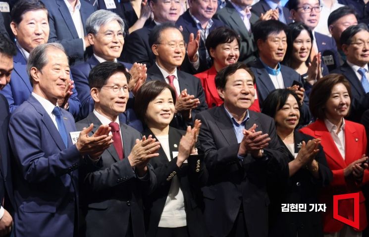 [포토] 김문수 "중대재해처벌법·노란봉투법은 악법…고칠 것"