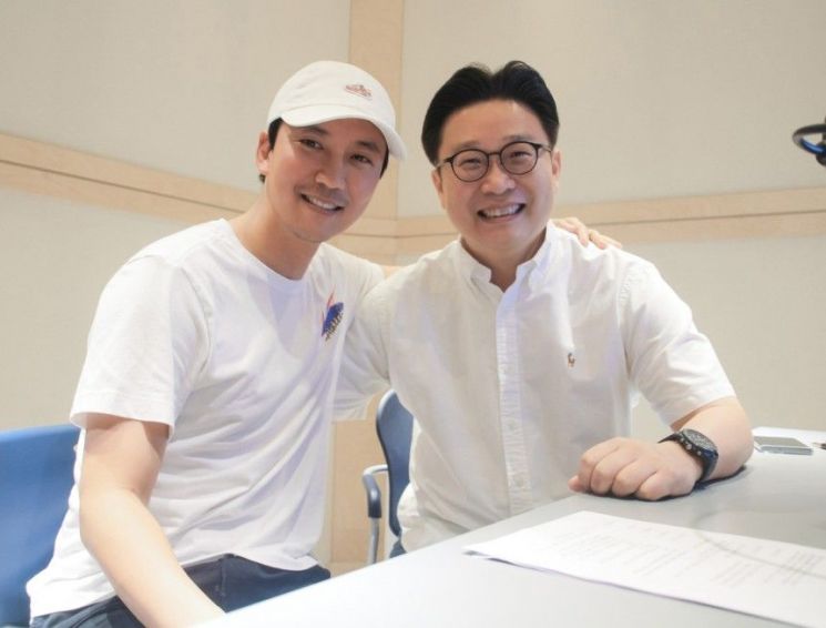 서경덕 교수와 배우 김남길. 서경덕 교수 페이스북
